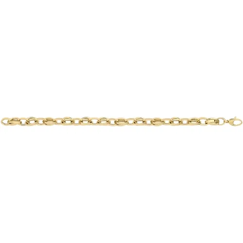 9ct Yellow Gold Hollow Bracelet 4.6g